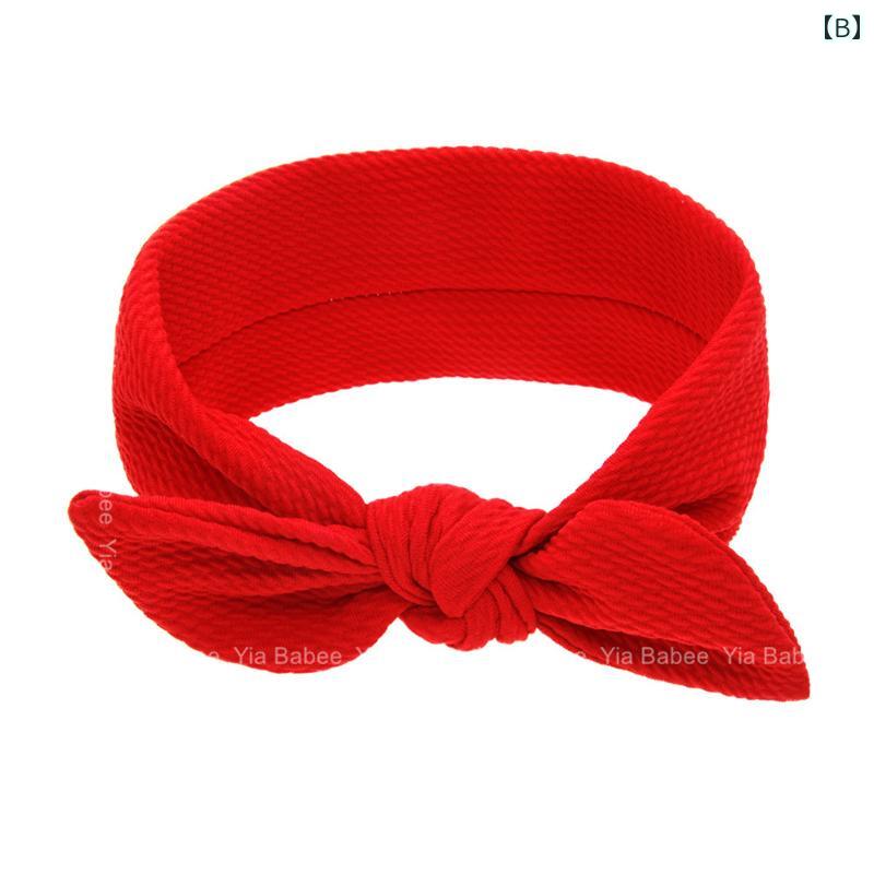 ヘアバンド ベビー 男女兼用 ユニセックス 赤ちゃん 髪飾り 韓国風 かわいい おしゃれ ヘッドバンド ヘアアクセサリー 春秋 レッド グレー ネイビー マスタードイエロー ブラウン パープルレッド