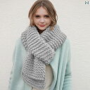 マフラー レディース 防寒 暖かい 厚手 ウール 手作り スカーフ 厚手 ロング 編み物 ネックウォーマー シンプル