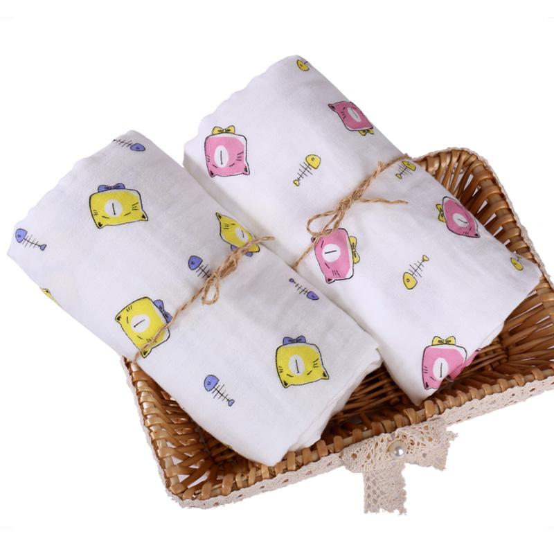 ベビー 新生児 コットン ガーゼ 薄手 おくるみ 抱っこ布団 スワドル 春夏 寝かしつけ 退院着 吸湿速乾 通気性 動物柄