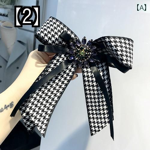 蝶ネクタイ Bowtie ボウタイ フォーマル パーティーコーディネート ビジネス カジュアル おしゃれ リボン クセサリー 千鳥格子 ブローチ レディース