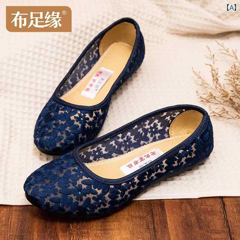 サンダル レディース シニア 高齢者 ミセス 布製 メッシュ ソフトソール クッション性 軽量 滑り止め パンチング 着脱簡単 ローヒール 普段使い 夏