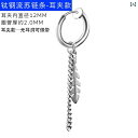 ピアス おしゃれ ロング タッセル チェーン ピアス チタン スチール ピアス メンズ ピアス