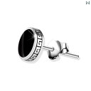 ピアス おしゃれ 個性 万里の長城 ピアス メンズ ブラック ピアス チタン スチール ピアス メンズ アクセサリー ピアス