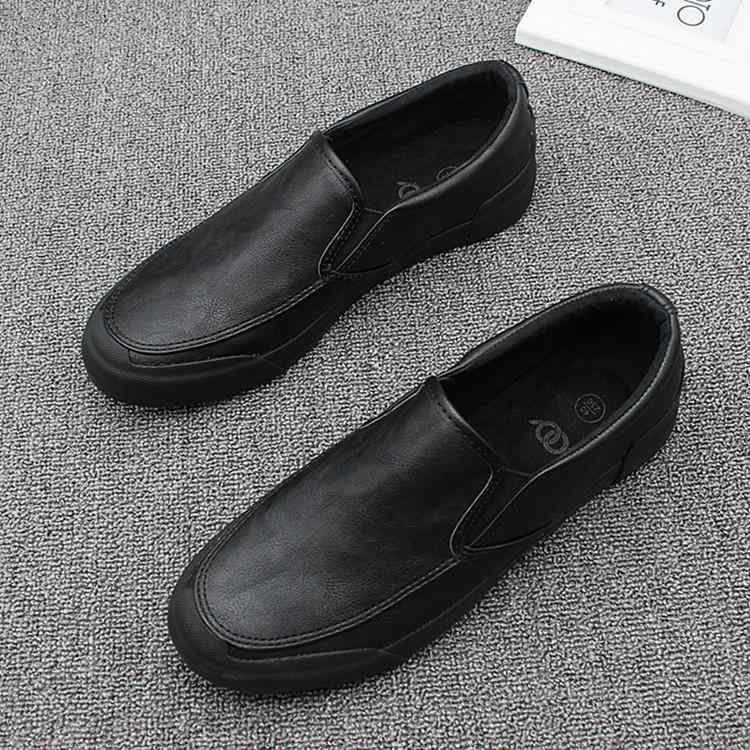 シューズ メンズ 男性用 ローファー スリッポン カジュアル PUレザー ソフト フラットソール ゴム底 防..