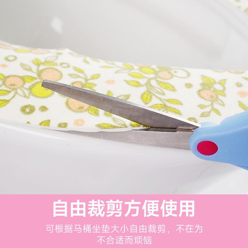 便座シート LEC 家庭用 オールシーズン 貼るタイプ 吸着式 AAA級 防臭 花柄 リーフ柄 クッション 和風 ..