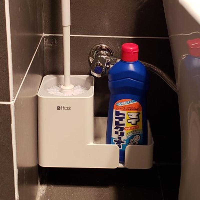トイレブラシ 家庭用 壁掛け スタンド式 収納機能 ホルダー トイレ掃除 多機能 省スペース 清掃用品セ..