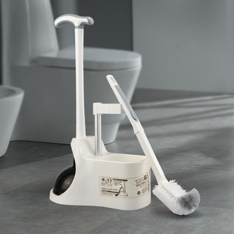 トイレブラシ ラバーカップ セット 家庭用 便器 排水溝 詰まり解消 トイレ掃除用品 吸引カップ 自立式 ..