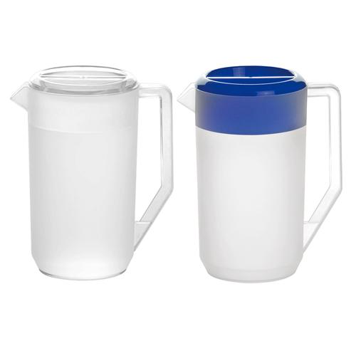 冷水筒 プラスチック製 ウォーターボトル 冷水 温水 ジュース用 業務用 家庭用 飲食店 レストラン ホテル カフェ クリア ブルー ブラウン 大容量