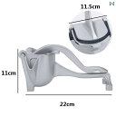 ジューサー 手動式 家庭用 フルーツ絞り器 サトウキビ レモン オレンジ ザクロ スイカ 果物プレス 簡単操作 お手入れ簡単