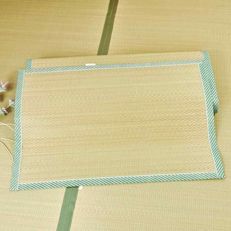 枕パッド い草 春夏 シングル 学生寮 紐 ひんやり 涼感 通気性 吸湿性 快適 寝具 普段使い 旅行用 寝室用