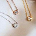 ネックレス レディース 色落ちしにくい ライトラグジュアリー チタン鋼 18Kローズゴールドメッキ 上品 万能 一粒ジルコニア ショート 鎖骨チェーン 日韓スタイル