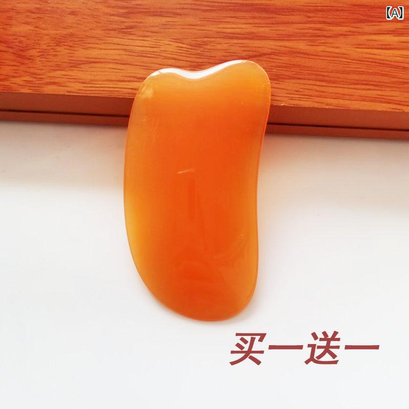 美容雑貨 レディース 女性用 かっさプレート マッサージボード フェイス 目元 首 肩 頭皮ケア 筋膜スティック 経絡棒 全身用 エステ 自宅エステ 小顔 リフトアップ イエロー グリーン セット