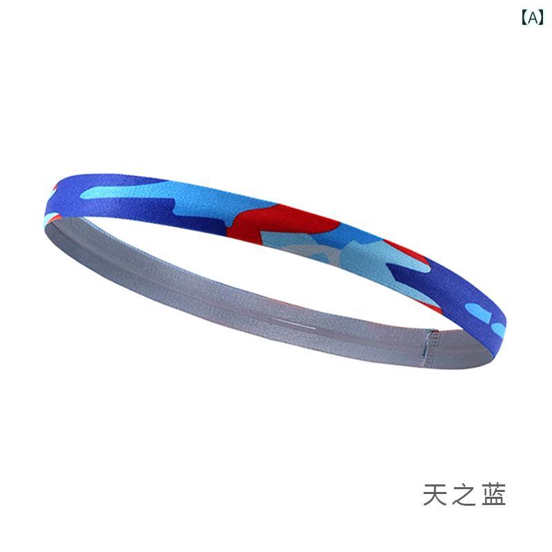 ヘッドバンド 男女兼用 夏 薄手 軽量 スポーツ ランニング ジョギング 吸汗速乾 洗...