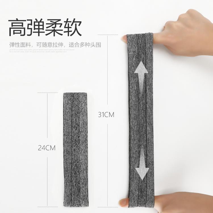 ヘッドバンド 男女兼用 スポーツ ランニング ジョギング トレーニング ジム フィットネス 吸汗速乾 汗止め 額汗止め 接触冷感 伸縮性 軽量 薄手 ヘアバンド