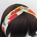 カチューシャ レディース 手作り 赤 黄 雲柄 クマ 和風 うさ耳 スリム 布製 ワイヤー クロス結び 洗顔 普段使い かわいい 髪飾り ヘアバンド