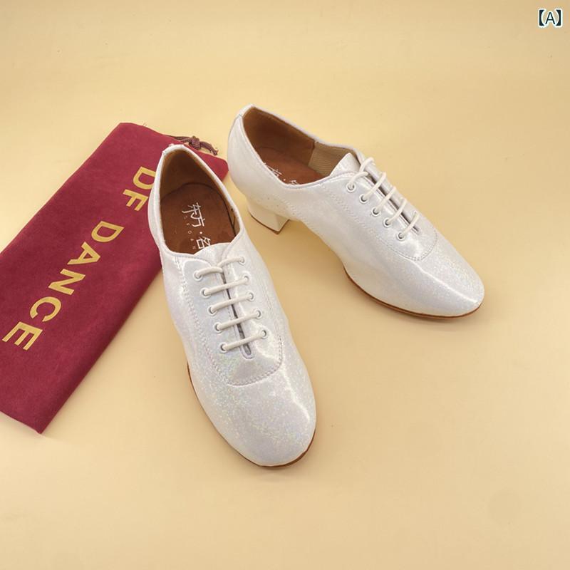 ダンスシューズ レディース 女性用 モダン 社交ダンス ソフトソール 柔軟 フラットヒール ローヒール ..