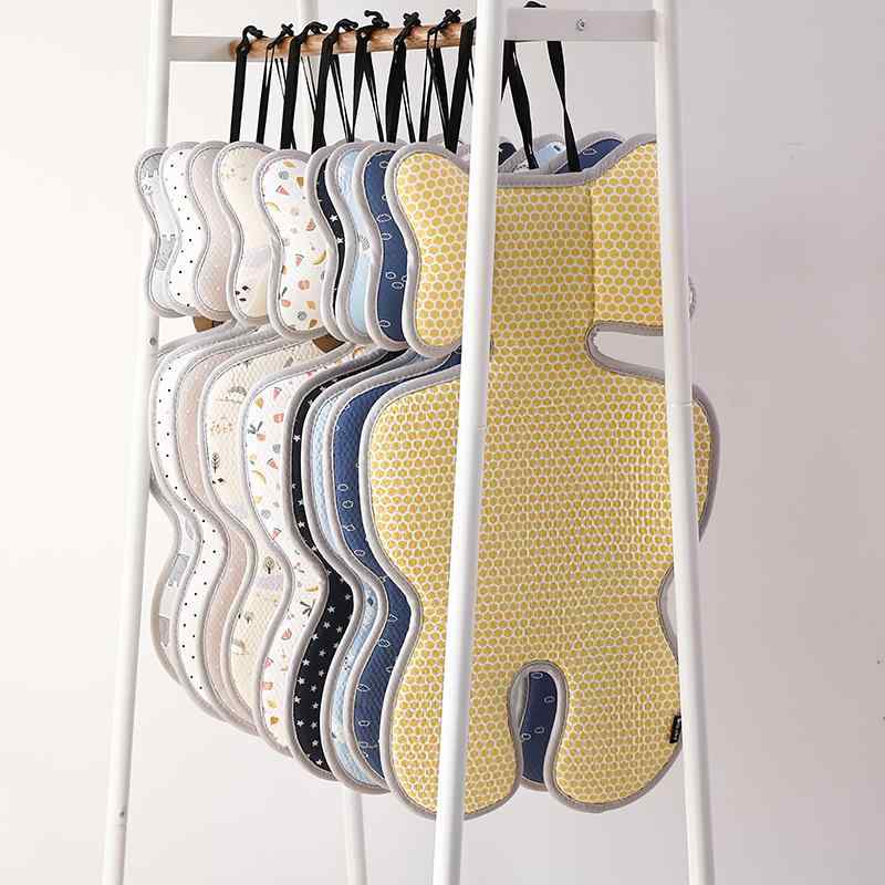 ベビーカー 新生児 ベビー 赤ちゃん 夏 涼感マット クッション ひんやり コットン 通気性 吸湿性 快適 汗対策 汎用タイプ