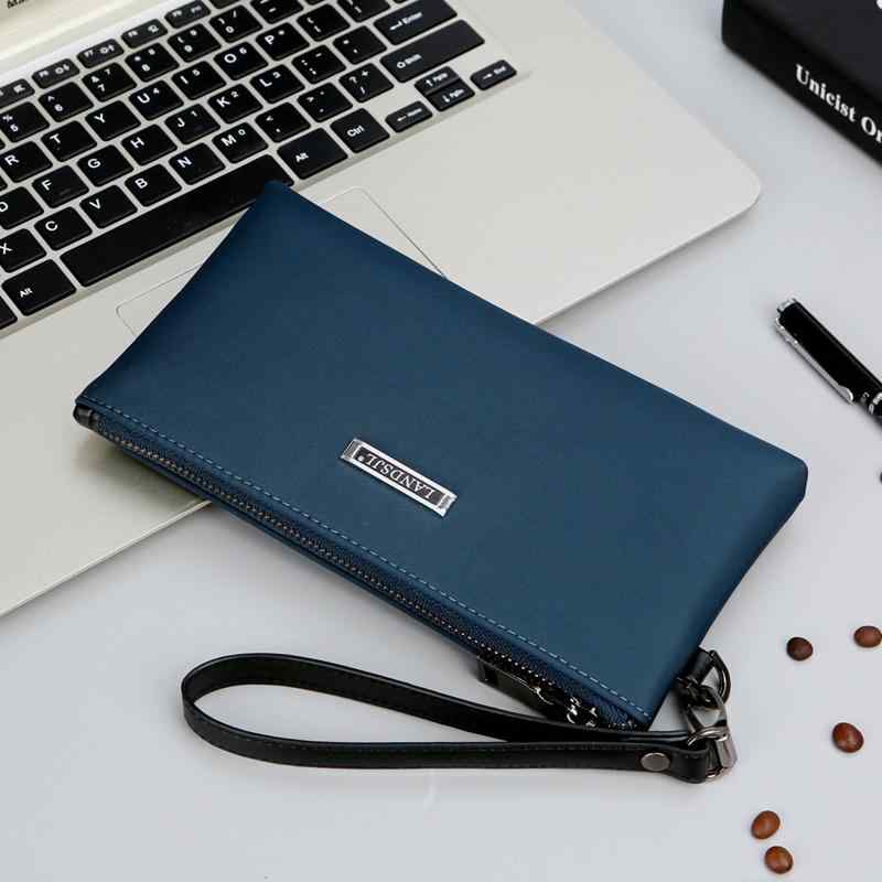 クラッチバッグ メンズ ナイロン ウォレット機能 スマホ収納 ファスナー開閉 ミニ セカンドバッグ エン..