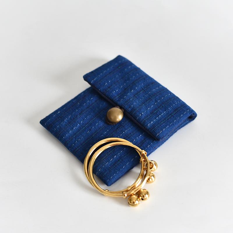 小物入れ ミニ手作り 綿麻 巾着袋 ジュエリー収納袋 レトロ ヴィンテージ風 素朴な風合い アクセサリー..