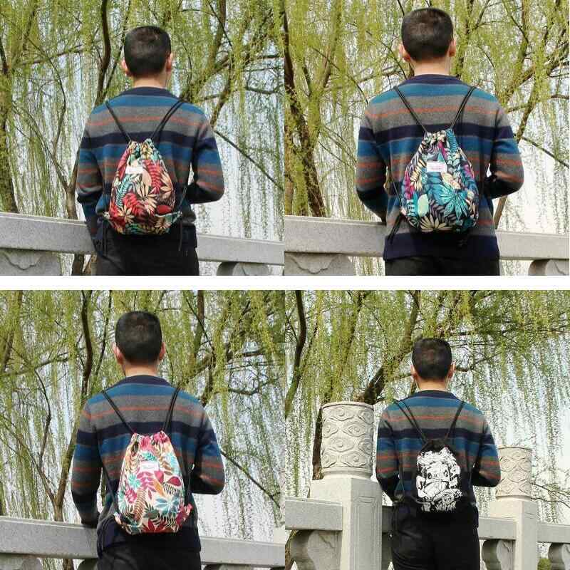 巾着リュック キッズ 男女兼用 ストリートダンス バスケットボール サッカー スポーツ トレーニング 軽..