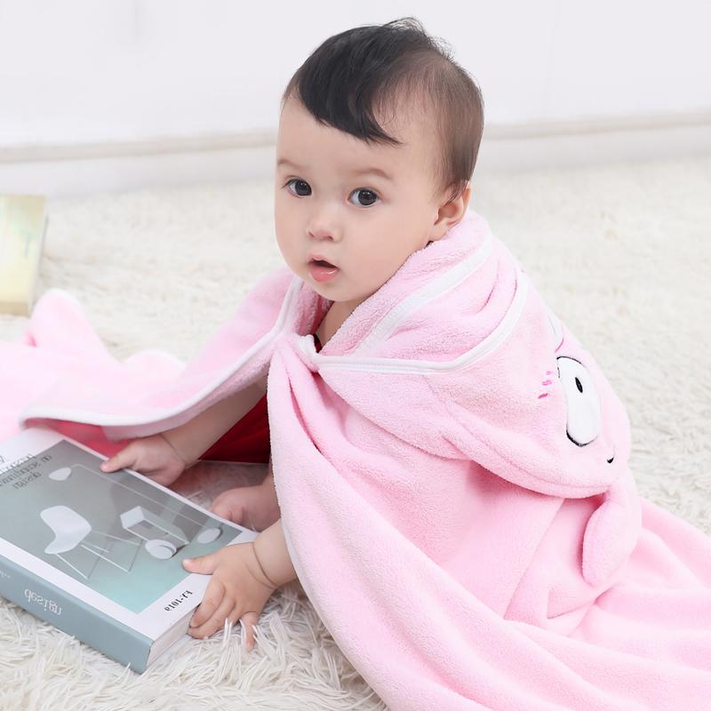 ベビー バスローブ 新生児 赤ちゃん フード ポンチョ型 バスタオル 吸水性 速乾 ソフト ふわふわ おくるみ お風呂上り プール 湯冷め防止