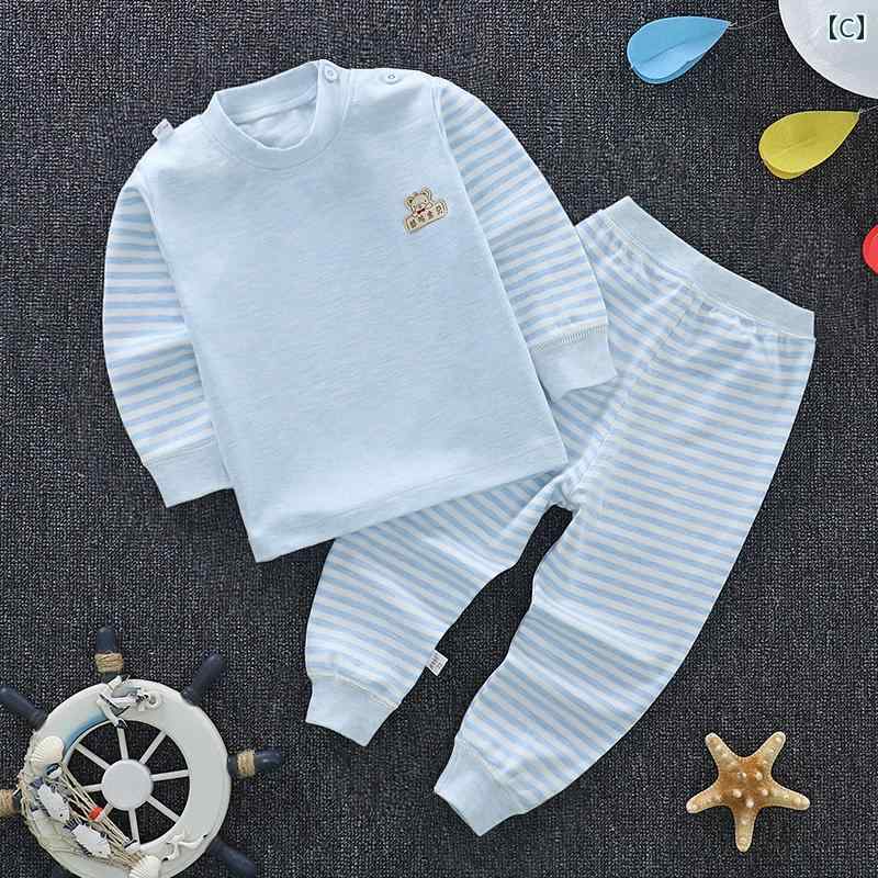 ベビー 肌着 パジャマ ルームウェア 部屋着 男の子 女の子 男女兼用 赤ちゃん 新生児 コットン 綿 快適 長袖 上下セット 股開き スナップボタン