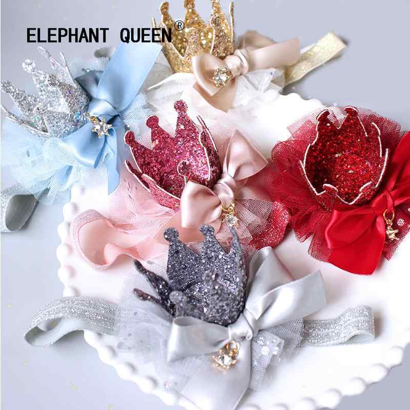 ヘアアクセサリー ベビー 女の子 立体 クラウン ヘアバンド ヘアクリップ プリンセス かわいい 誕生日 ..