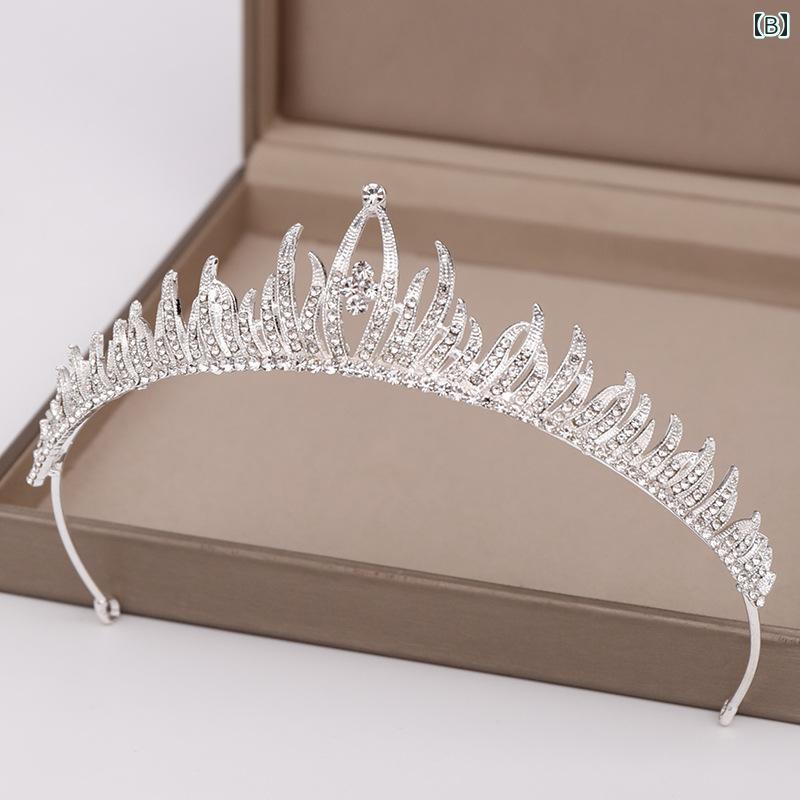 ヘアアクセサリー キッズ 女の子 バロック風 ヘッドバンド プリンセス クラウン 発...