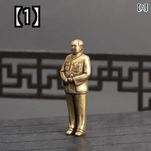 送料無料！中国『文化大革命・毛沢東』記念置物d 直径約14cm