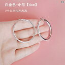 ピアス レディース ジュエリー 彼女 妻 誕生日 プレゼント ギフト 贈り物 アクセサリー ラインストーン ビッグピアス サークルピアス ニードル