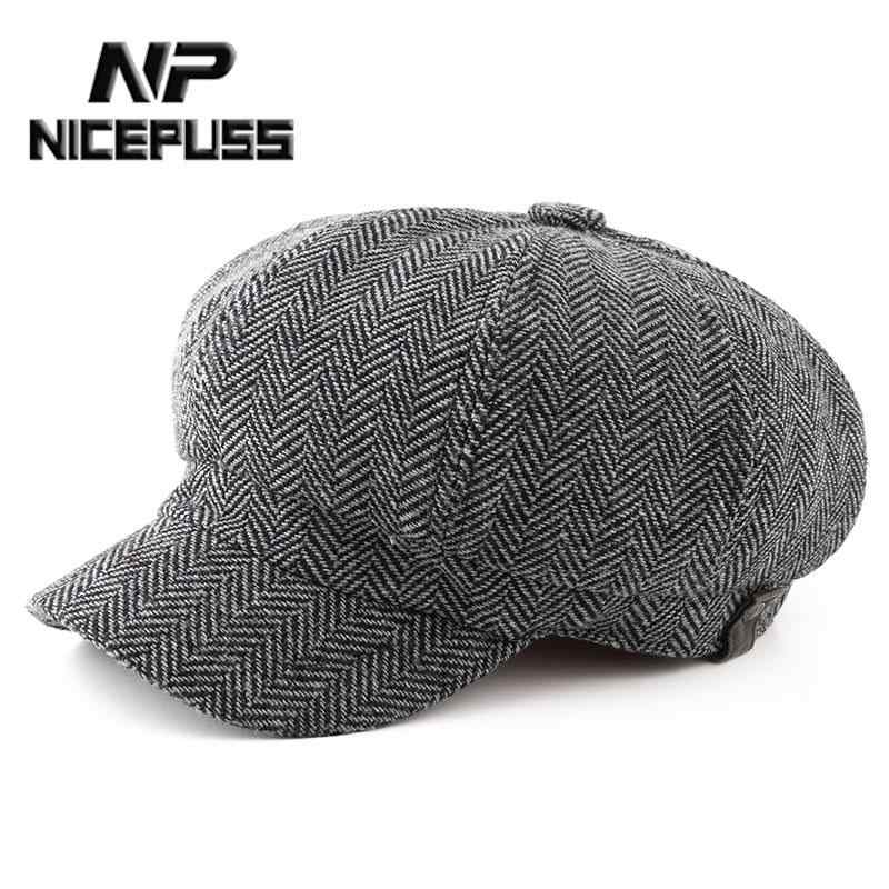 キャスケット メンズ レディース 大きいサイズ 秋冬 ウール混 チェック柄 ブリティッシュ ベレー帽 画家帽 韓国風 上品 カジュアル 男女兼用 ゆったりサイズ お出かけ 普段使い