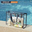 クリア バッグ 透明 ショルダービーチバッグ スケルトンバッグ メッシュポーチ カジュアル レディース 大容量 タブレット スマホ おしゃれ かわいい 防水 旅...