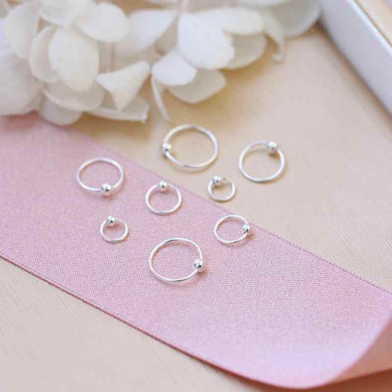 ピアス レディース S925銀 フープピアス 小ぶり 軟骨ピアス シンプル 上品 普段使い