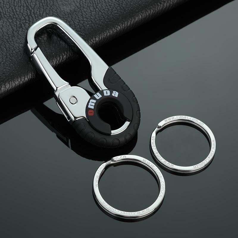 キーホルダー メンズ 自動車用 ウエスト カラビナフック シンプル おしゃれ 個性的 亜鉛合金製 リング 鍵収納 小物 普段使い ビジネス 軽量 スマート