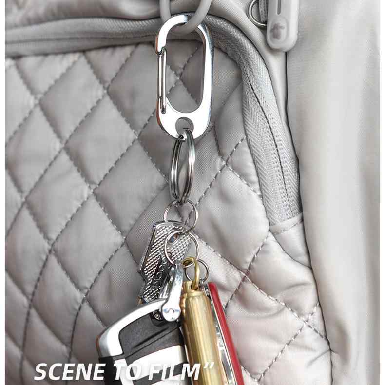 キーホルダー メンズ レディース 男女兼用 ステンレス 304製 丈夫 軽量 車用キーリング 車鍵 ウエスト..