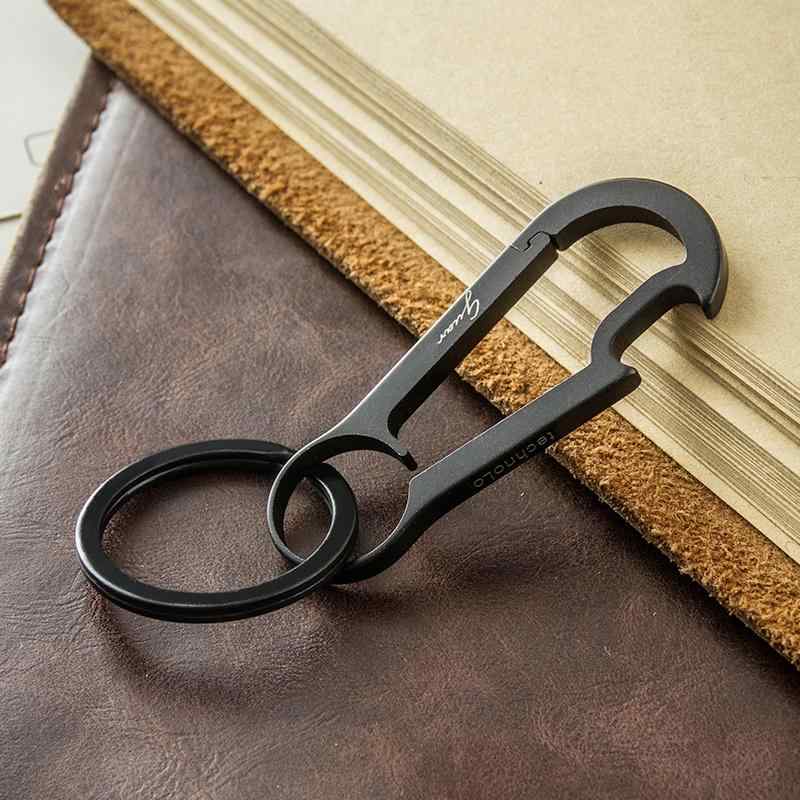 キーホルダー メンズ ステンレス鋼 カラビナフック ベルトフック シルバー ブラック マルチカラー シンプル おしゃれ 個性的 紛失防止 車用 スマートキー 普段使い ビジネス カジュアル 高耐久 小物