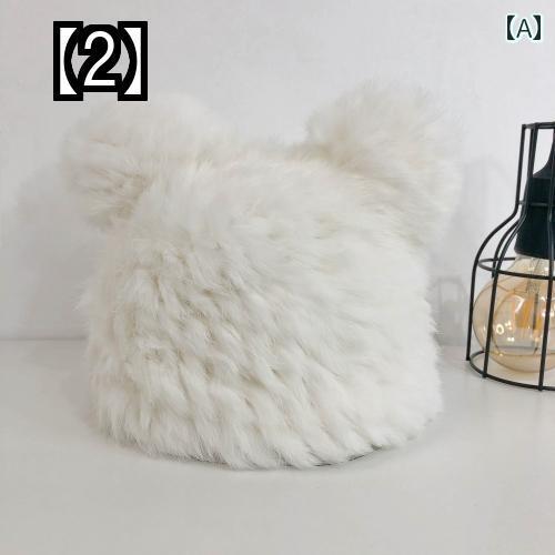 帽子 レディース 秋冬 ファー ニットキャップ 防寒 暖かい 厚手 伸縮性 もこもこ カジュアル かわいい スキー パンダ 耳付き 白 黒 キャメル 帽子 レディース 秋冬 ファー ニットキャップ 防寒 暖かい 厚手 伸縮性 もこもこ カジュアル かわいい スキー パンダ 耳付き 白 黒 キャメル