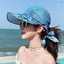 レディース日よけハット 女性 夏 屋外 サイクリング 反紫外線