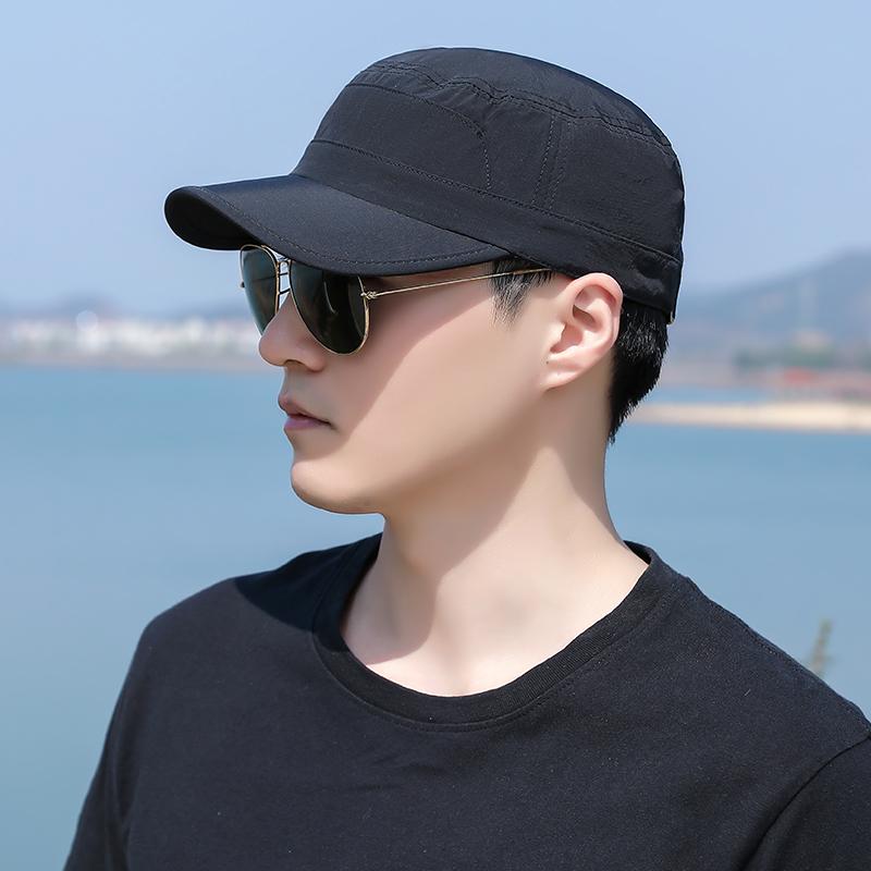 キャップ 男女兼用 春夏秋 UVカット 日よけ 速乾 軽量 通気性 メッシュ 快適 サイズ調整 平天 ショートブリム ポリエステル製 アウトドア スポーツ カジュアル 帽子