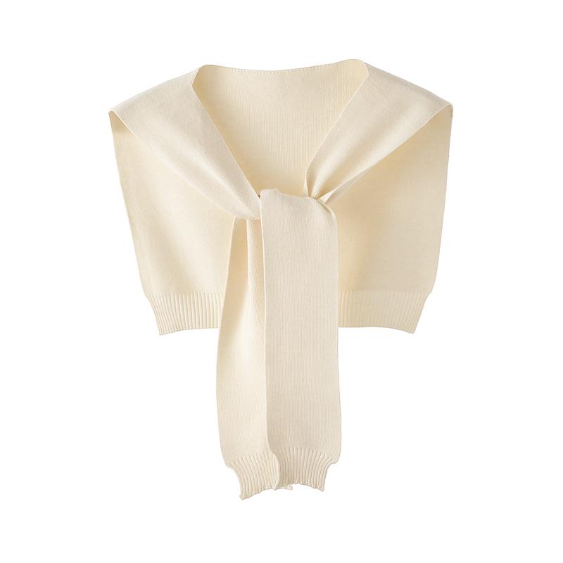 ケープ レディース おしゃれ ニット ショール ストール 春夏 冷房対策 首元 かわいい 肩掛け 巻き物 フェイクカラー シンプル