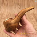 パイプ 喫煙具 木製 ポータブル メンズ 無垢材 タバコ 煙管 ギフト コンパクト 携帯 おしゃれ 茶色