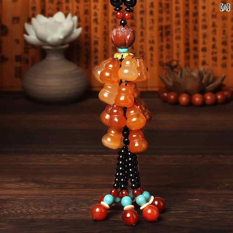 車 ルームミラー アクセサリー ストラップ ペンダント インテリア デコレーション 男女兼用 バックチャ..