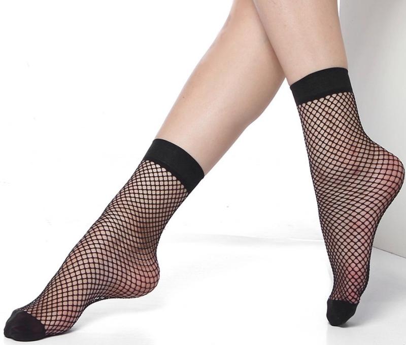 靴下 レディース 大人 おしゃれ 夏 メッシュ 網目 ショートクルーソックス シースルー 薄手 透け感 足首 脱げにくい ナイロン 通気性 ..