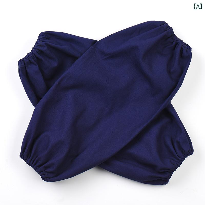 アームカバー メンズ レディース おしゃれ 綿 キャンバス 作業用 家事用 耐摩耗 防汚 電気溶接 自動車修理 キッチン