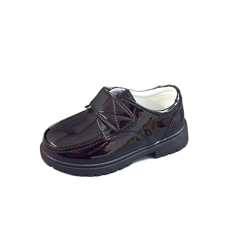 フォーマルシューズ 男の子 キッズ 黒 男の子 英国風 学生 演奏会 卒園式 七五三 スーツ 演出 演奏 演..