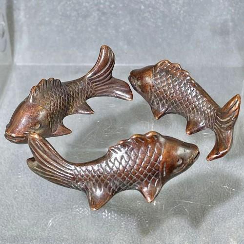 铁瓶 蓋 - 茶道具 蓋置 銅 金属 金魚 茶器 道具 蓋枕 茶釜 茶壷 鉄瓶 急須 茶碗 柄杓 台 ホルダー トレイ スタンド 中国茶 功夫茶 茶会 茶席 家庭用 来客 キッチン アクセサリー 雑貨 小物 用品 練習 お稽古 おしゃれ レトロ モダン ギフト