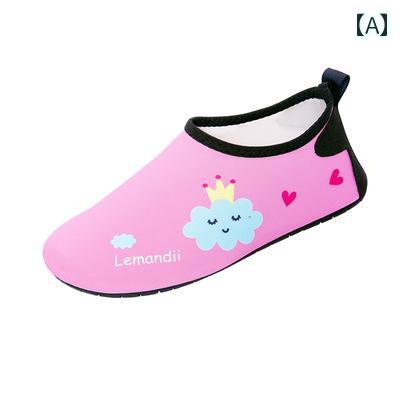 ウォーターシューズ キッズ 速乾 通気性 滑り止め 軽量 柔らかい 水遊び 川 プール ビーチ 潜水 柄 夏 子供