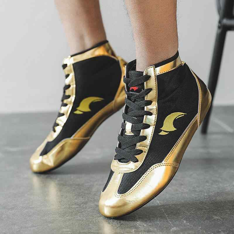 シューズ 子供 男の子 女の子 武術 ボクシング 総合格闘技 トレーニング 散打 牛筋底 レスリング フラ..