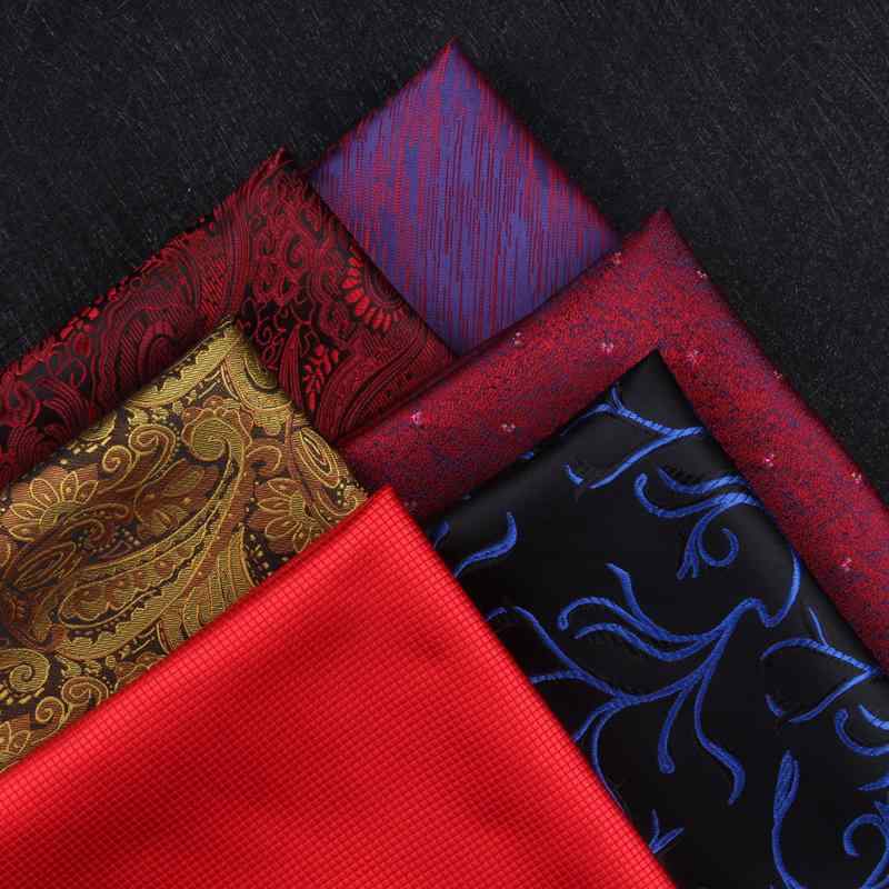 ポケットチーフ メンズ ビジネス フォーマル 胸元 差し込み ハンカチ 正装 アクセサリー ポリエステル ストライプ ドット 格子 柄 赤 茶 黄 上品 おしゃれ