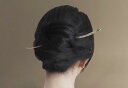 かんざし 一本挿し 大人 レディース 上品 エレガント チャイナ風 レトロ ピン ヘアアクセサリー まとめ髪 金属製 シンプル おしゃれ 蛇 シルバー 緑